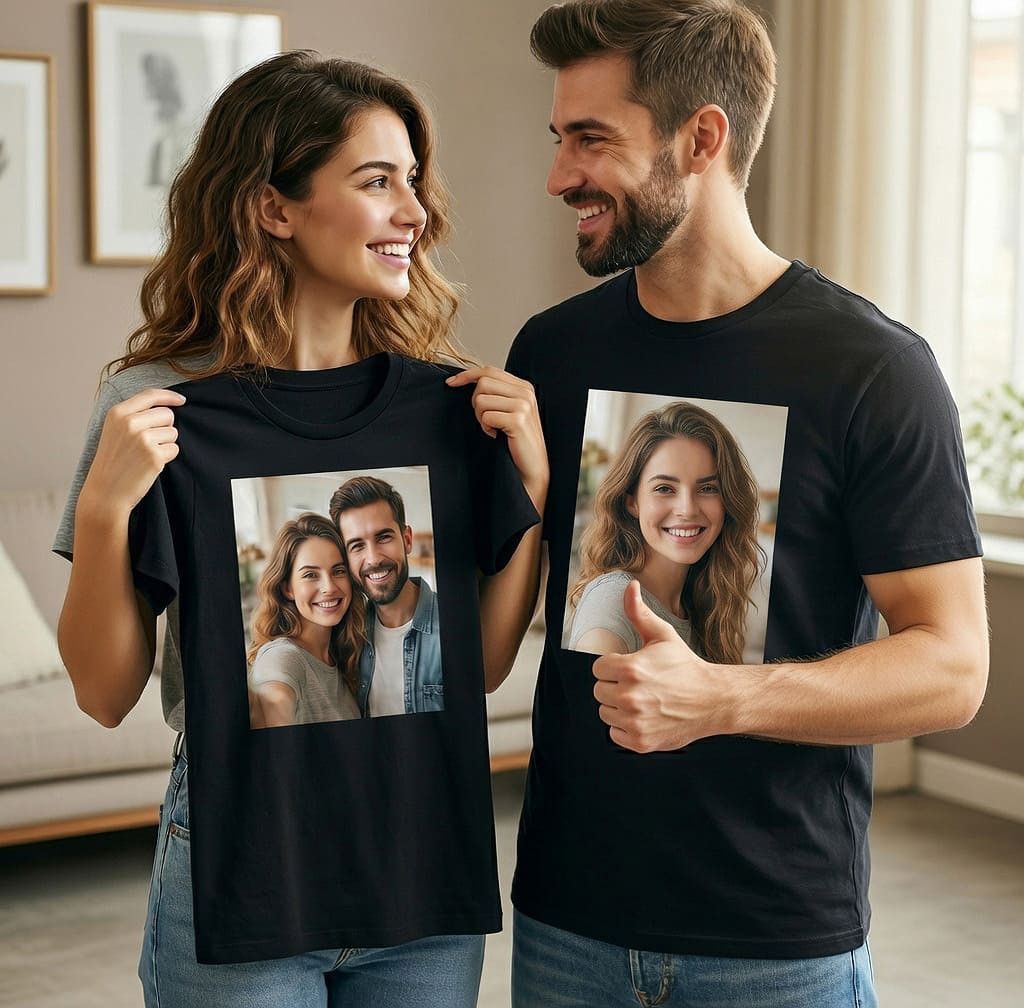 חולצה בהדפסה אישית